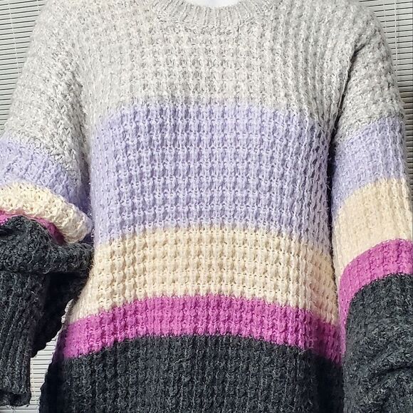 Universal Thread Sweater Chunky Colorblock Size XL - Picture 2 of 5